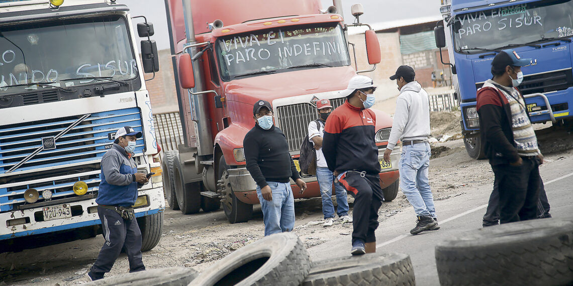 Transportistas de carga pesada anuncian paro el 11 de setiembre