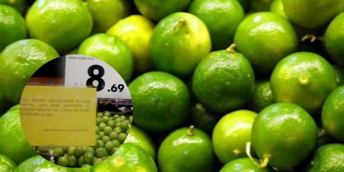 Supermercados impiden que clientes compren más de 2 kilos de limón
