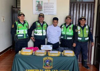 Policía de Carreteras Las Lomas incauta más de 27 kilos de marihuana