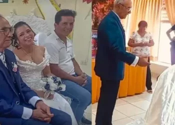 Hombre de 79 años se casa con joven de 29 con quien tiene dos hijos en Pucallpa