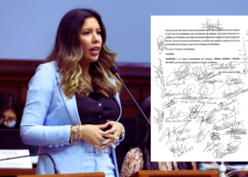 Congresistas presentan moción de censura contra Rosselli Amuruz