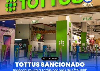 Indecopi multa a Tottus por más de s/25,000: ¿Cuáles son los motivos?