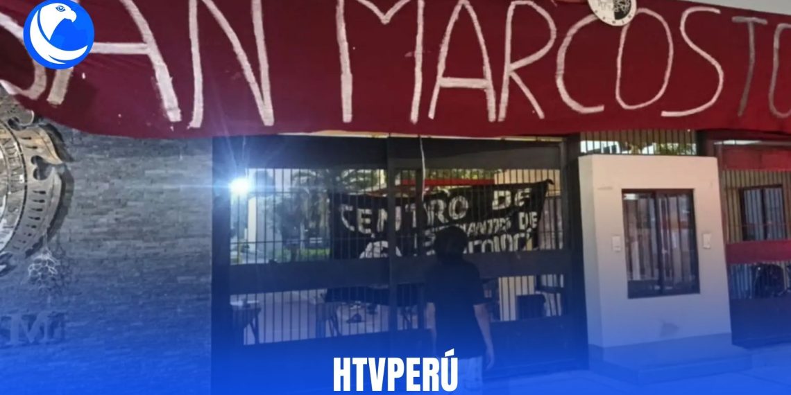 Estudiantes toman San Marcos para exigir rechazo a reelección de rectores